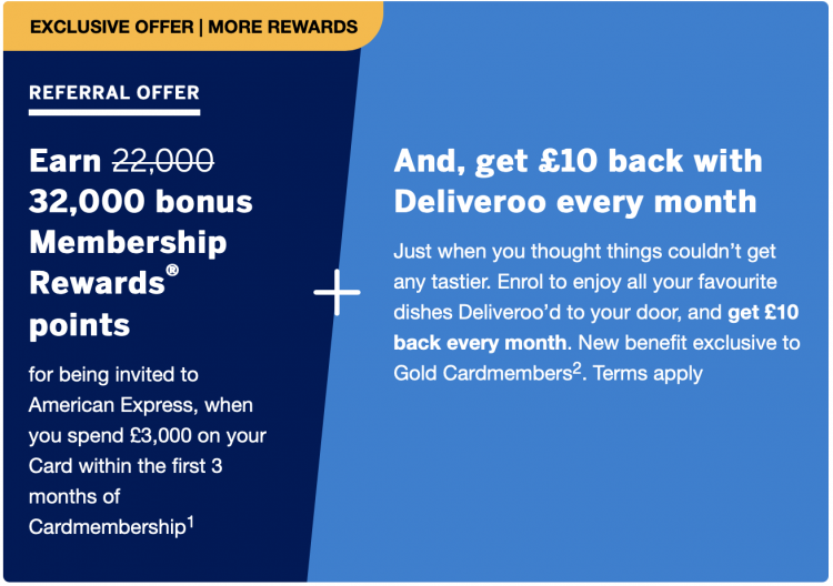 Amex Gold Referral Bonus